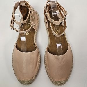Maypol for Anthropology EUC. Light Pink Studded Espadrilles EU 41 US 9.5